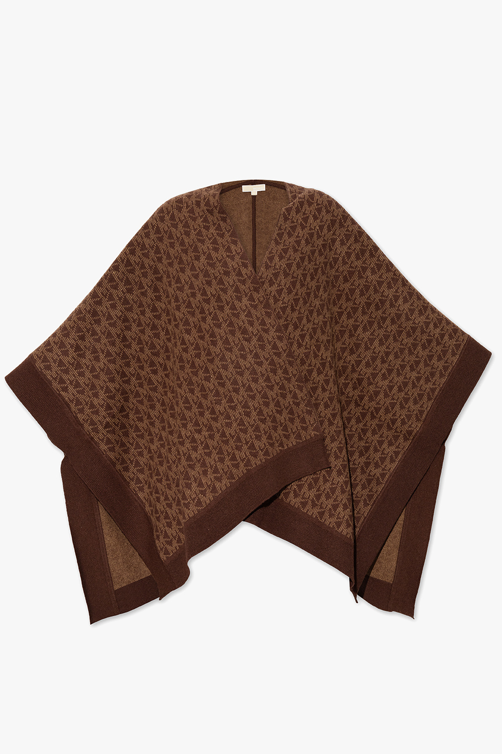 Monogrammed poncho Michael Michael Kors